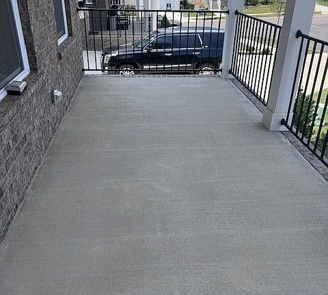 Covered Front Porch Area