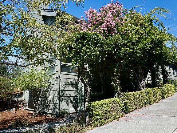 Front entry with trellis over side walk