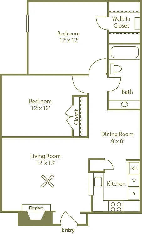 Floor plan Arbor Glen