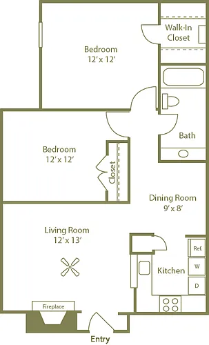 Floor plan Arbor Glen