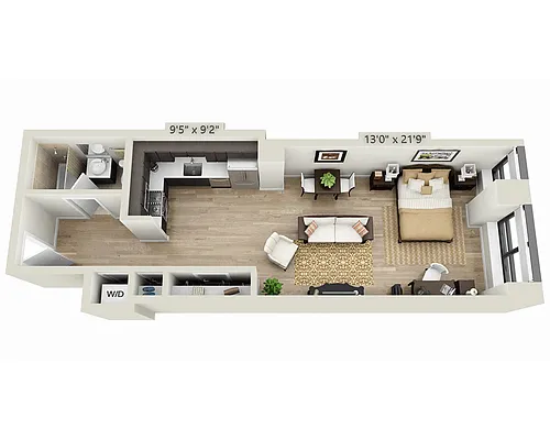 Floor plan Studio E1YH
