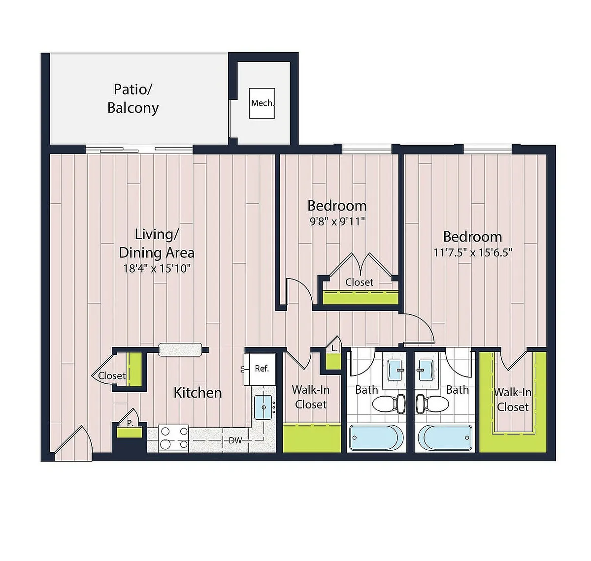 Floor plan B2-70