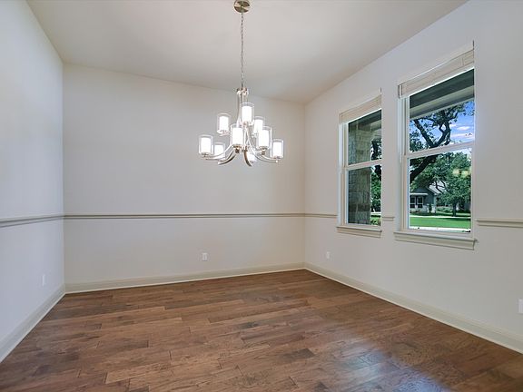Traditional Dining room next to the kitchen, could flex this room into a dedicated office