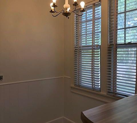 Newly painted breakfast room