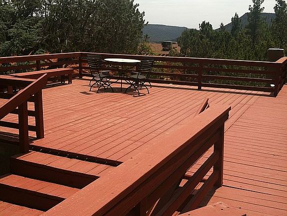 1440 sq. feet deck 3 sides