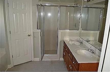 Master bathroom with shower