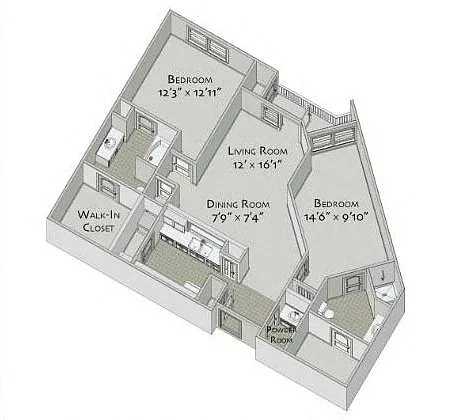 Floor plan B1
