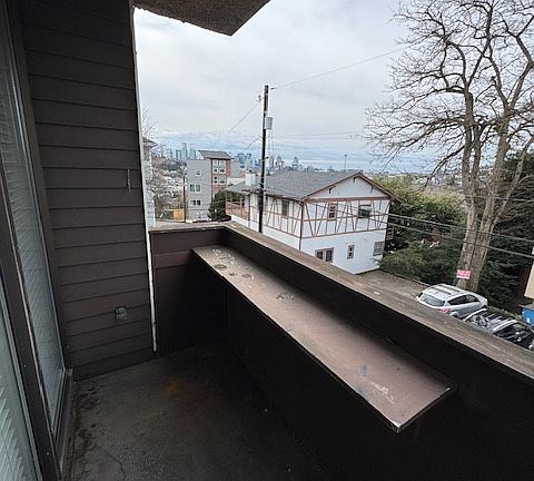 Balcony view.