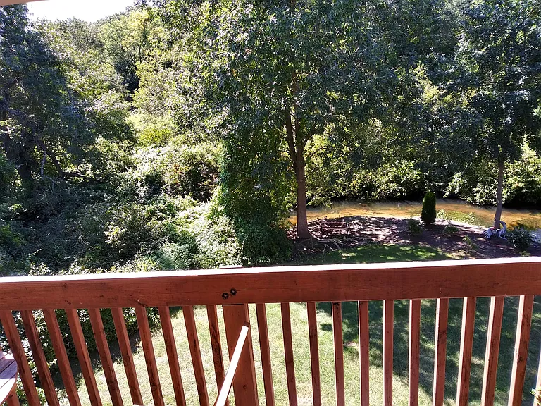Balcony view.