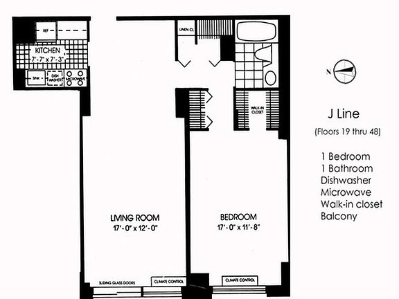 2nd image of 145 W 67th St APT 39J