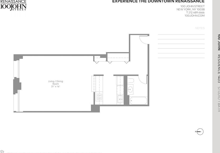 1st image of 100 John St APT 1403