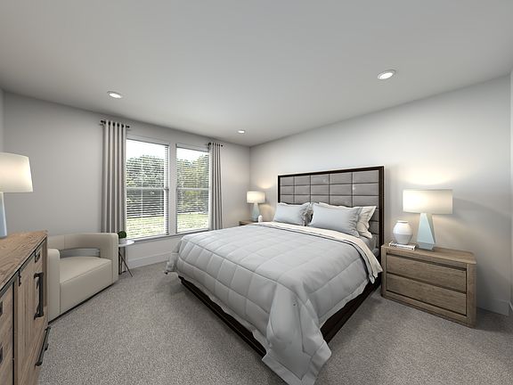 The primary suite offers a private retreat.