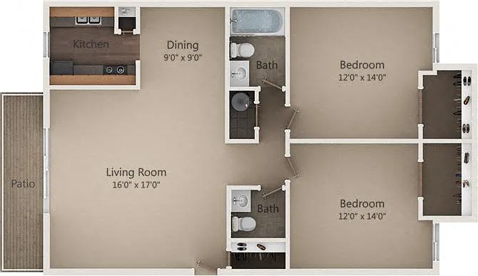 Floor plan The Hemlock