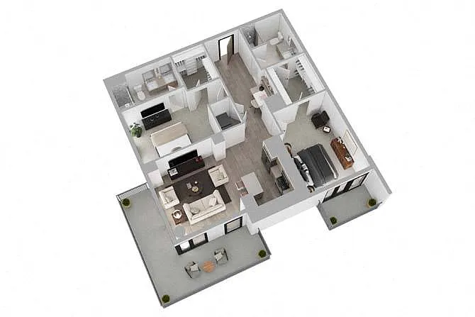 Floor plan 2B06