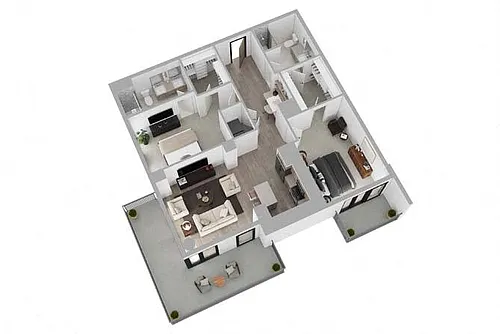 Floor plan 2B06