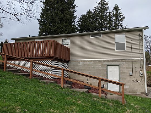 Door to garage. Steps to front door.