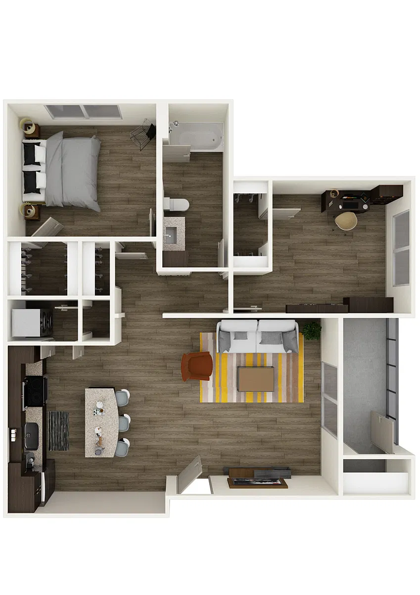 Floor plan Monet Retreat