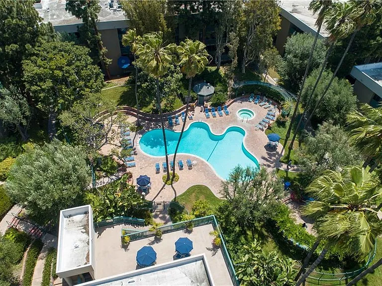 Aerial View of HOA amenities