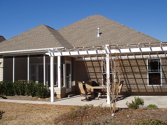 SCREEN PORCH AND PERGOLA