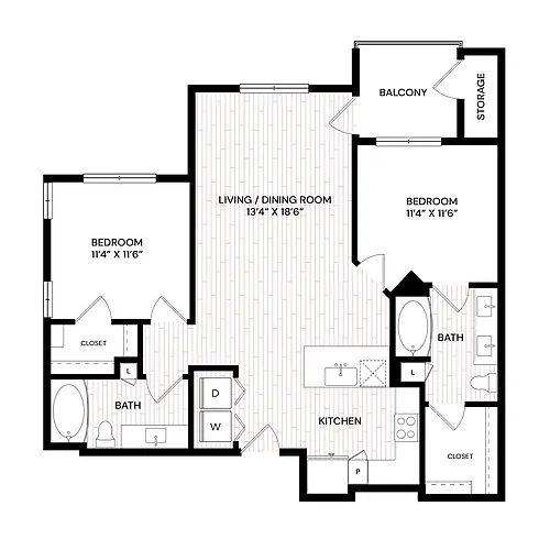 Floor plan B1 Aff 80