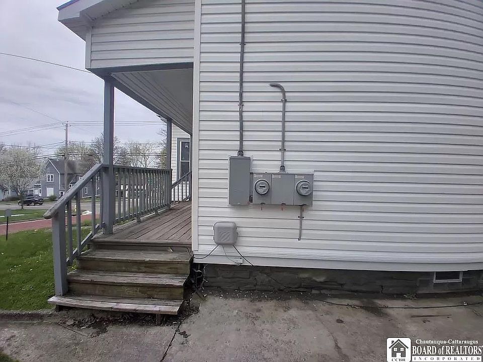 Side entrance will be repainted as soon as weather permits