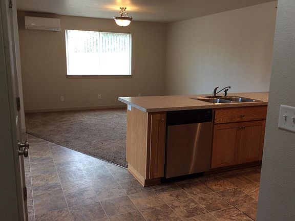 Kitchen and living room