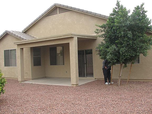 back yard - patio cover