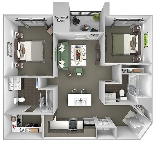 Floor plan B1 (Briones)