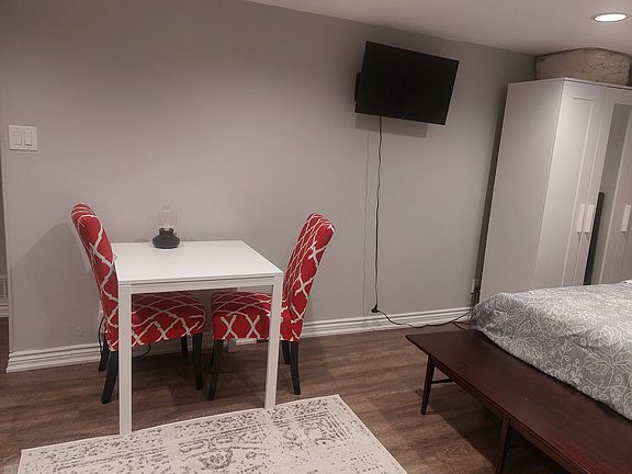 Basement Suite: $1,030 with Double sized bed