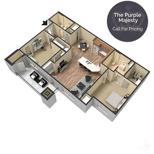 Floor plan Purple Majesty