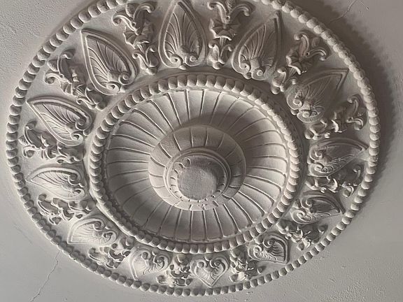 Plaster ceiling medallion