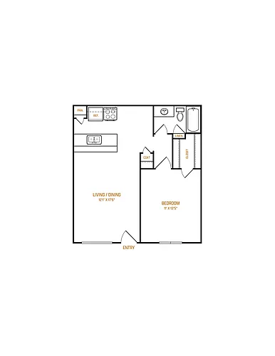 Floor plan A2 Renovated