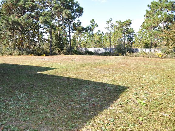 Huge fenced backyard