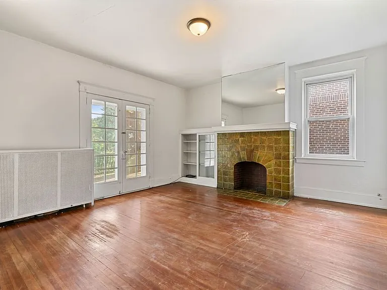 Living Room w/French Door to Front Porch