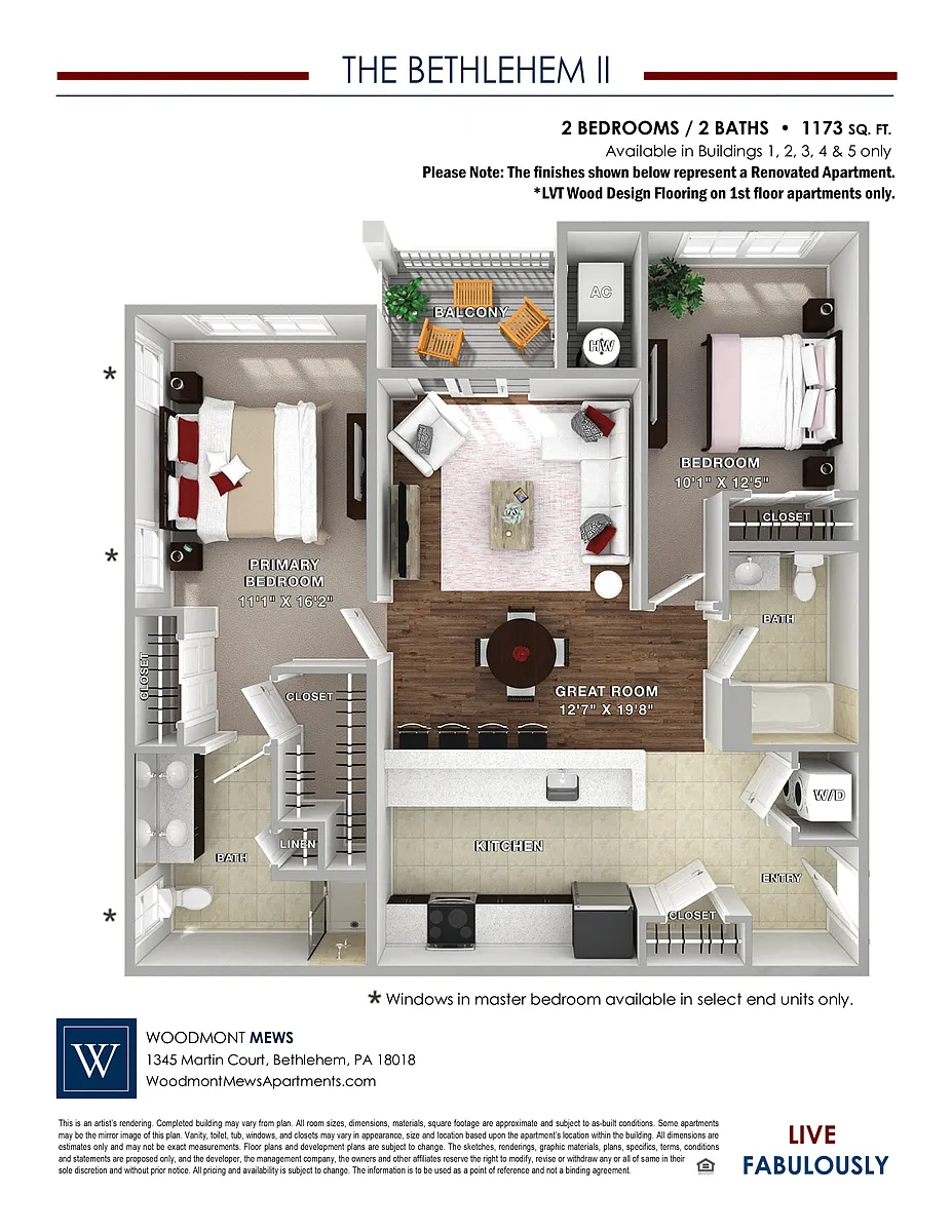 Floor plan Bethlehem II
