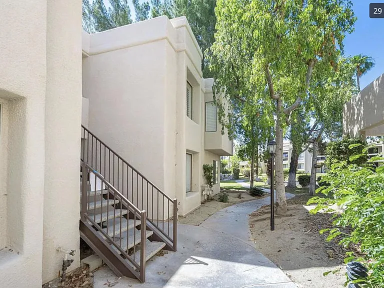 Stairs to condo