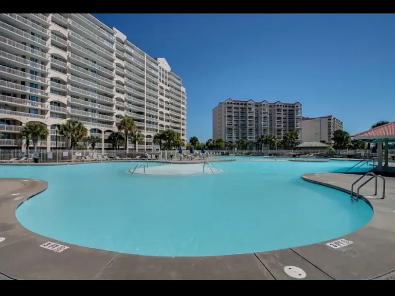 Enjoy use of the main Barefoot Resort pool and hot tub near the marina.