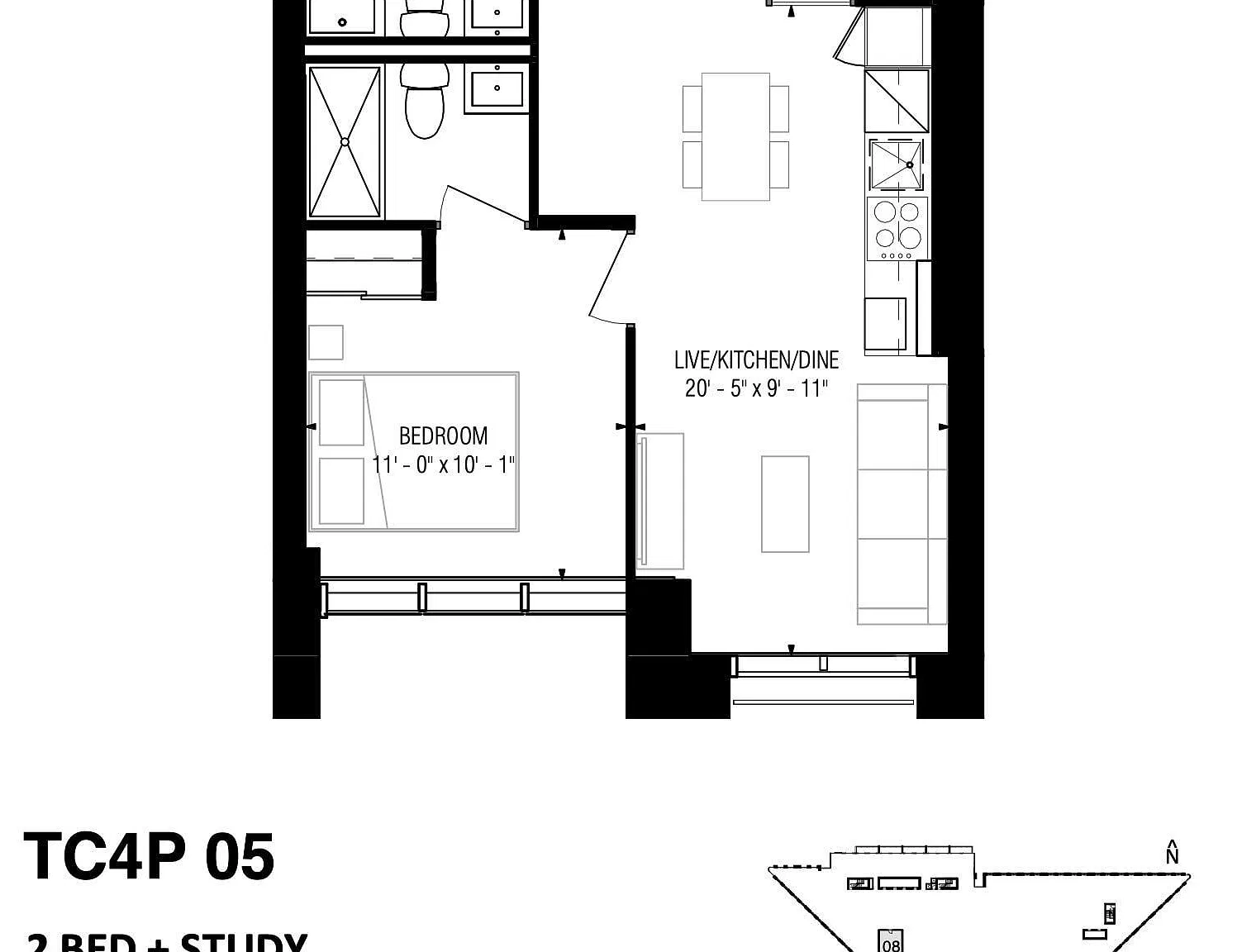 2 bed, $2,400 — Photo 3