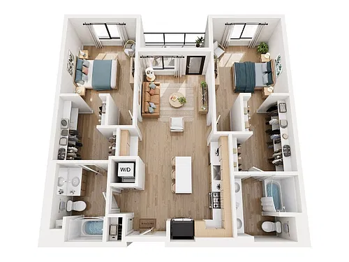 Floor plan Dusk1