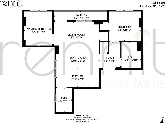 2nd image of 2809 Clarendon Rd #501