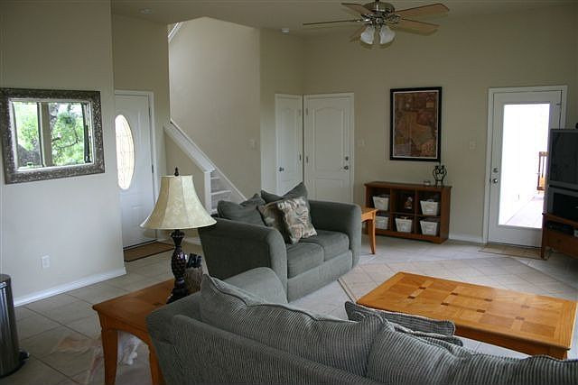 Downstairs living area