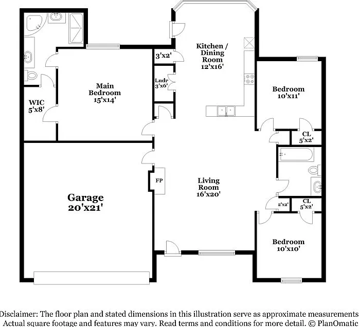 3 bed, 2.0 bath, 1337 sqft, $1,870 — Photo 2