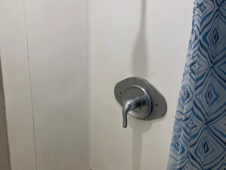 Shower in bathroom