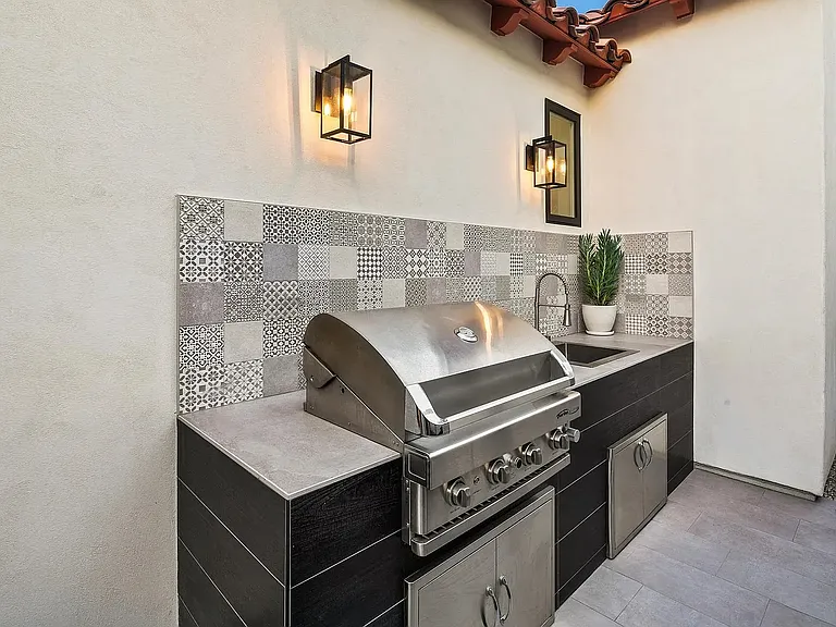 BBQ area off Kitchen