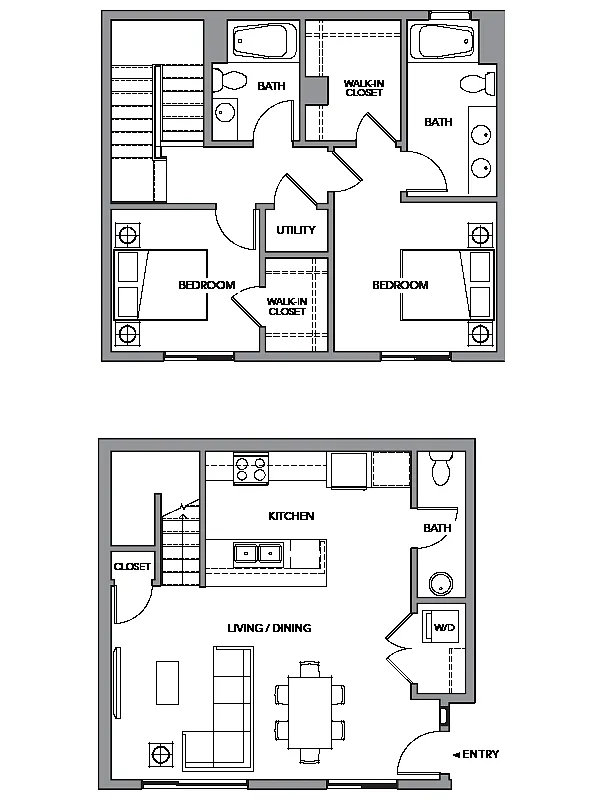 Floor plan 2L Townhome
