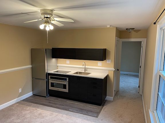 living space with kitchenette