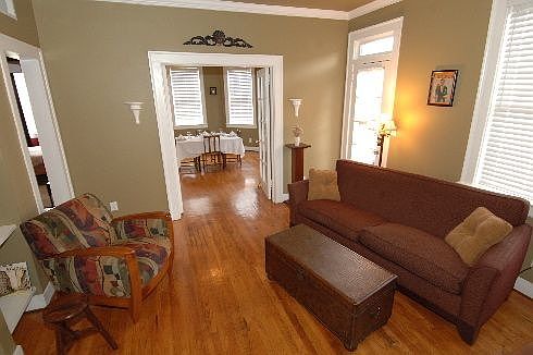 Living room furnished