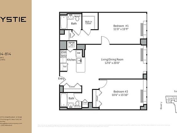 2nd image of 229 Chrystie St APT 814