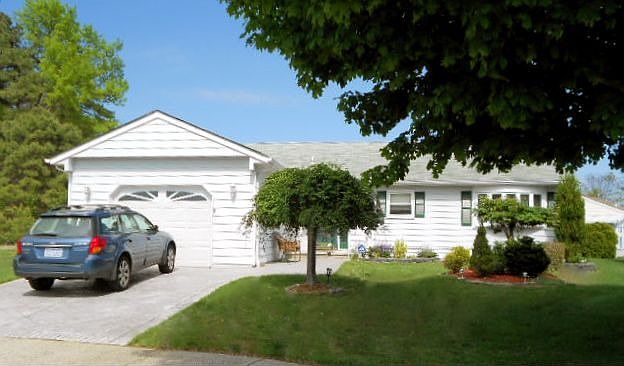 Custom 2-Car Stamped Concrete Driveway