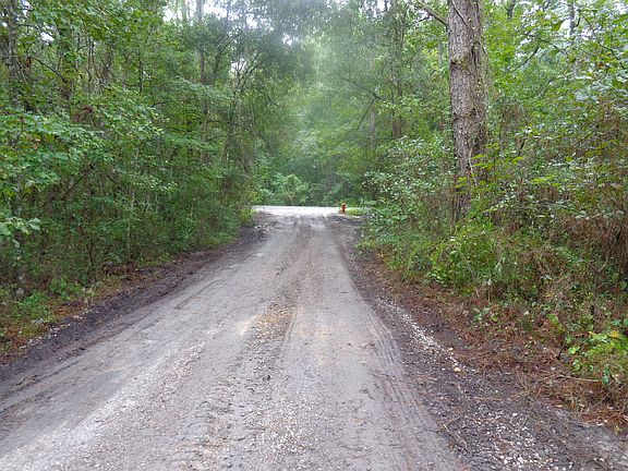 1 block paved road - hydrant